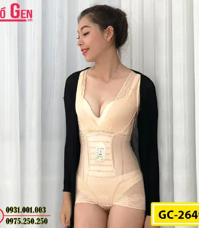 Đồ Lót Gen Định Hình Liền Thân Cao Cấp Thu Nhỏ Eo (Cod: GC-2649)