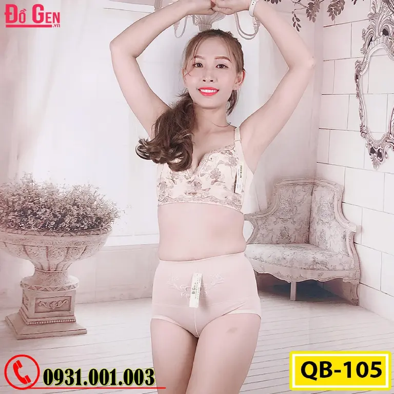 Quần Lót Gen Định Hình - Gen Nịt Bụng Dành Cho Phụ Nữ Sau Sinh (Cod: QB-105)