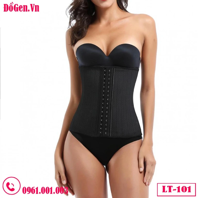 Gen Nịt Bụng Latex Cao Su 25 Xương 30cm - Bí Quyết Vòng Eo Con Kiến