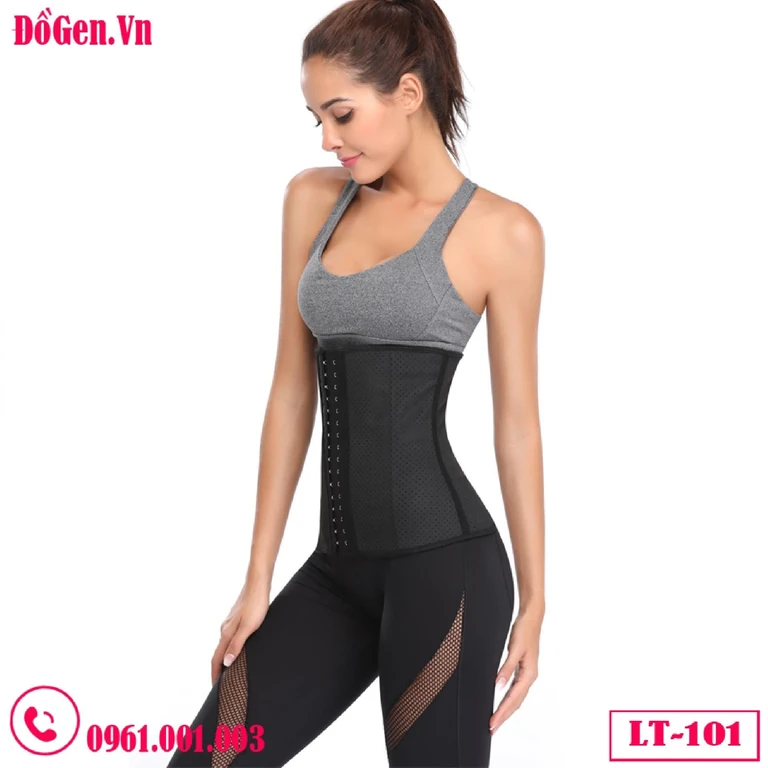 Gen Nịt Bụng Latex Cao Su 25 Xương 30cm - Bí Quyết Vòng Eo Con Kiến