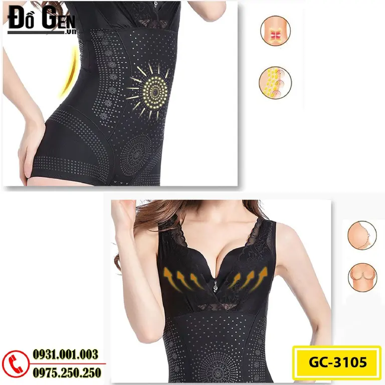 Đồ Lót Định Hình - Quần Áo Gen Định Hình Thu Nhỏ Vùng Bụng (Cod: GC-3105)