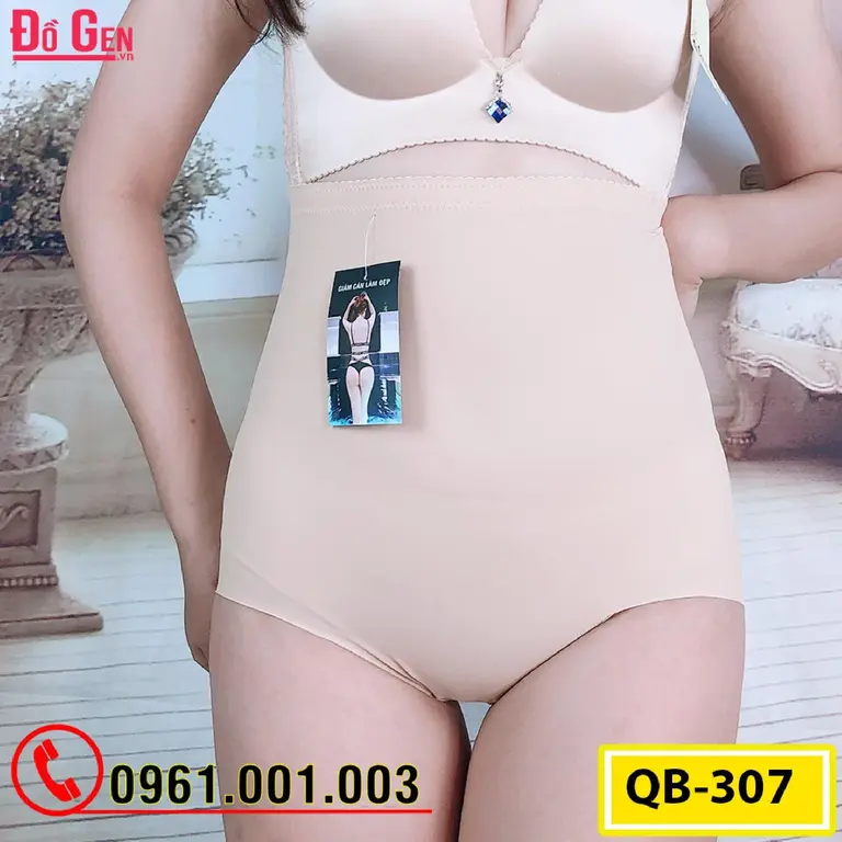 Quần Lót Gen Định Hình - Gen Nịt Bụng Chống Cuộn Thon Gọn Vòng Eo (Cod: QB-307)