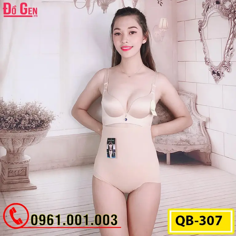 Quần Lót Gen Định Hình - Gen Nịt Bụng Chống Cuộn Thon Gọn Vòng Eo (Cod: QB-307)