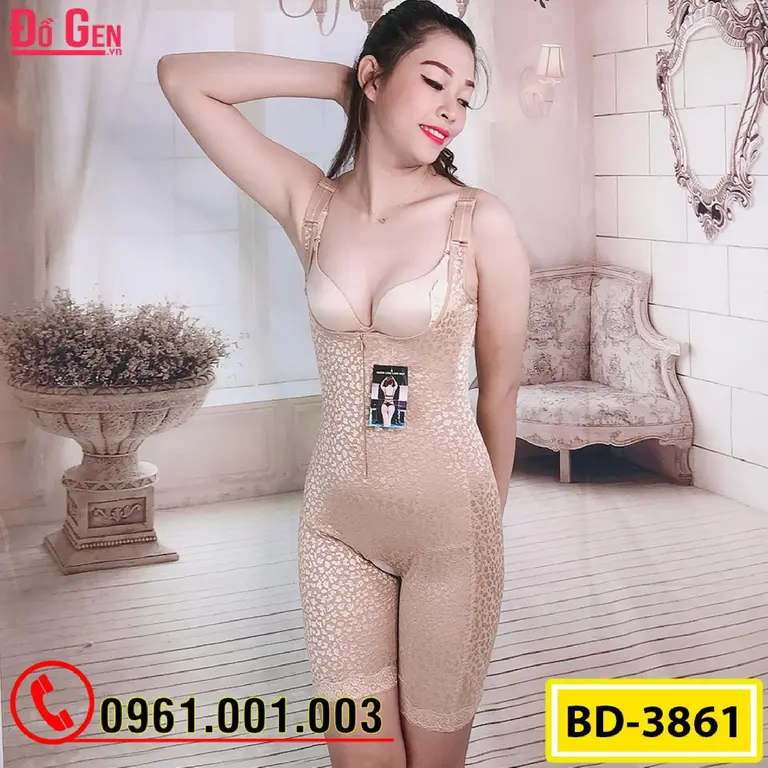 Đồ Lót Gen Định Hình Liền Thân Cao Cấp Thu Nhỏ Eo (Cod: BD-3861)