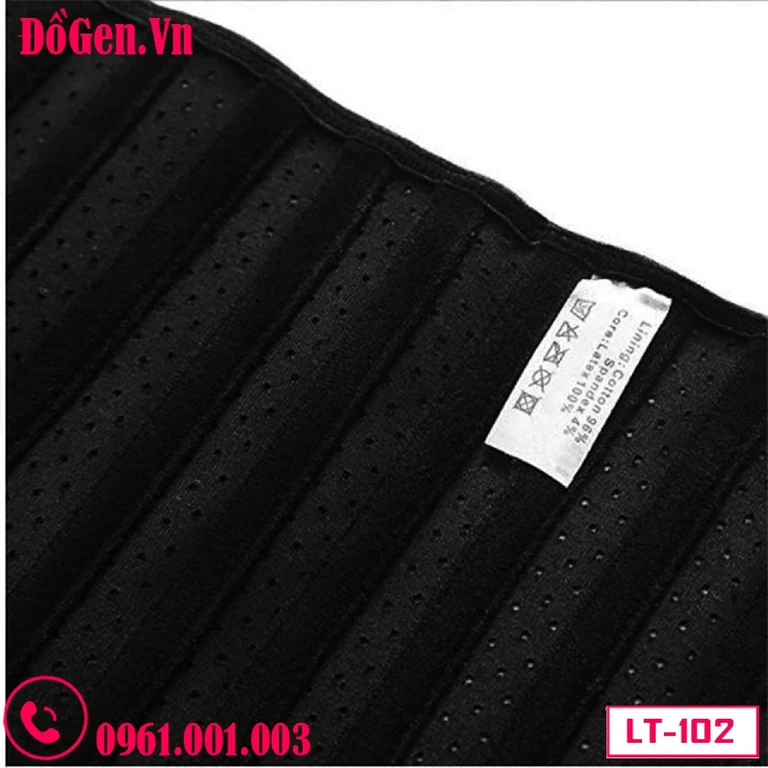 Đai Nịt Bụng Cao Su Latex Chính Hãng Dạng Lưới LT-102 25cm 25 Xương