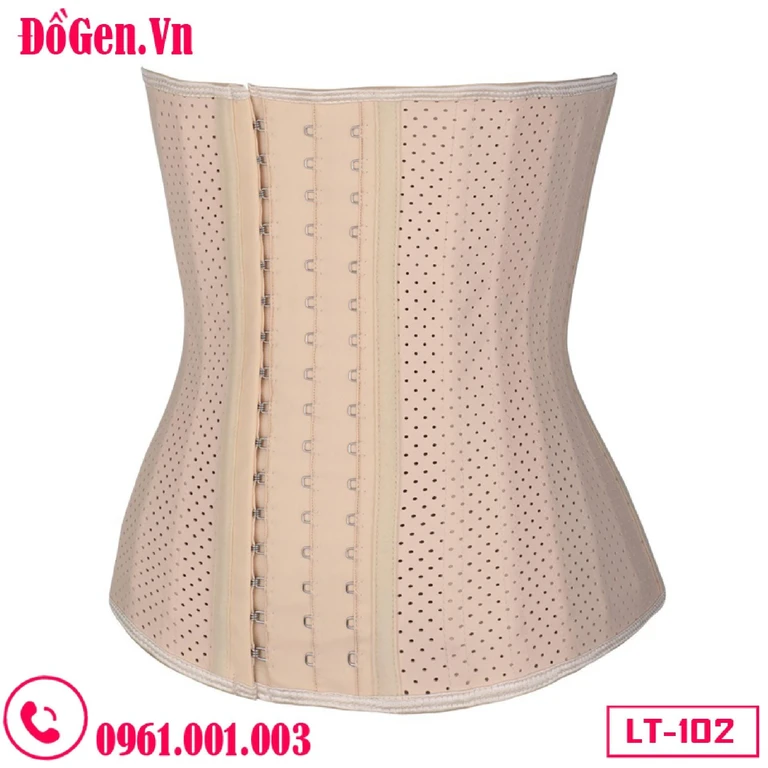 Đai Nịt Bụng Cao Su Latex Chính Hãng Dạng Lưới LT-102 25cm 25 Xương