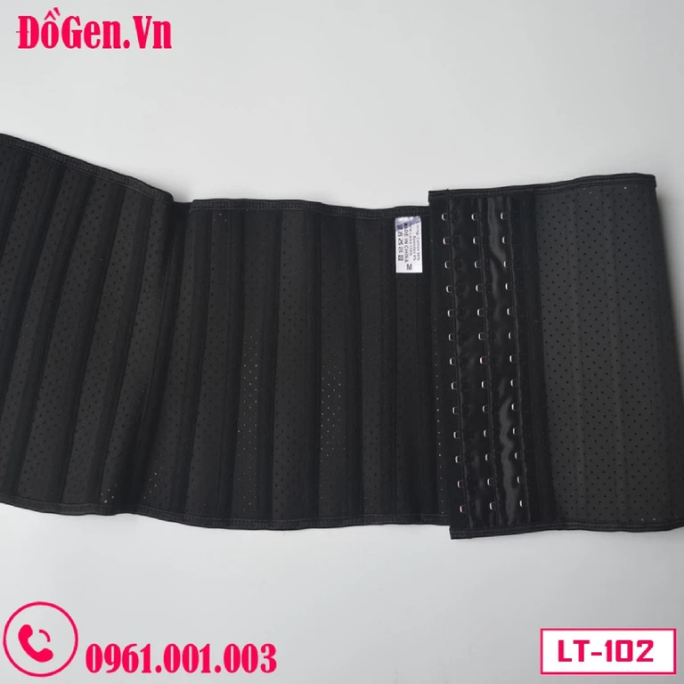Đai Nịt Bụng Cao Su Latex Chính Hãng Dạng Lưới LT-102 25cm 25 Xương