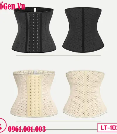 Đai Nịt Bụng Cao Su Latex Chính Hãng Dạng Lưới LT-102 25cm 25 Xương