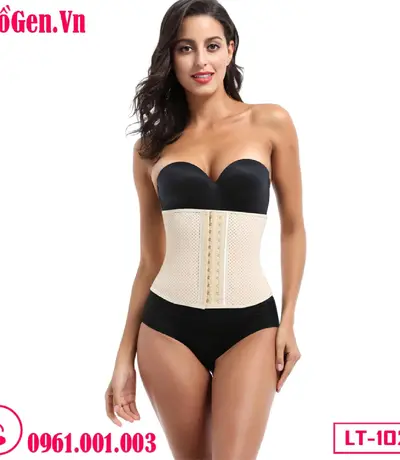Đai Nịt Bụng Cao Su Latex Chính Hãng Dạng Lưới LT-102 25cm 25 Xương
