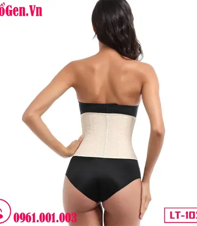 Đai Nịt Bụng Cao Su Latex Chính Hãng Dạng Lưới LT-102 25cm 25 Xương