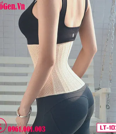 Đai Nịt Bụng Cao Su Latex Chính Hãng Dạng Lưới LT-102 25cm 25 Xương