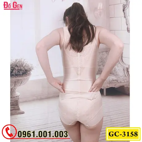 Bộ Đồ Lót Gen Định Hình - Gen Nịt Bụng Thu Gọn Vòng Eo (Cod: GC-3158)