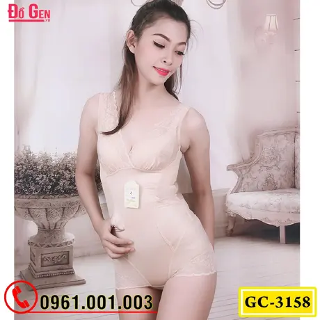 Bộ Đồ Lót Gen Định Hình - Gen Nịt Bụng Thu Gọn Vòng Eo (Cod: GC-3158)
