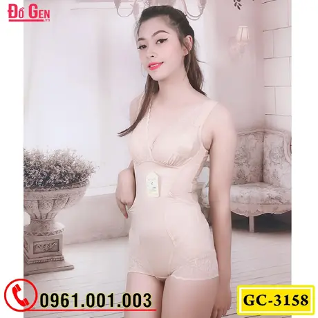 Bộ Đồ Lót Gen Định Hình - Gen Nịt Bụng Thu Gọn Vòng Eo (Cod: GC-3158)