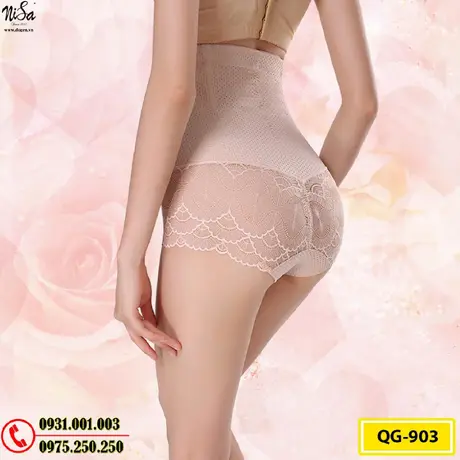Quần Lót Gen Định Hình Chống Cuộn Giảm Kích Thước Vòng Eo (Cod: QG-903)