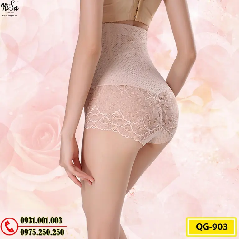 Quần Lót Gen Định Hình Chống Cuộn Giảm Kích Thước Vòng Eo (Cod: QG-903)