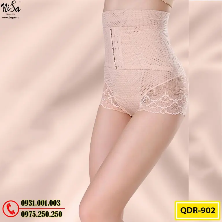 Quần Lót Gen Định Hình Chống Cuộn Giảm Kích Thước Vòng Eo (Cod: QG-903)