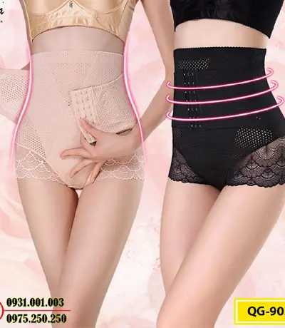 Quần Lót Gen Định Hình Chống Cuộn Giảm Kích Thước Vòng Eo (Cod: QG-903)