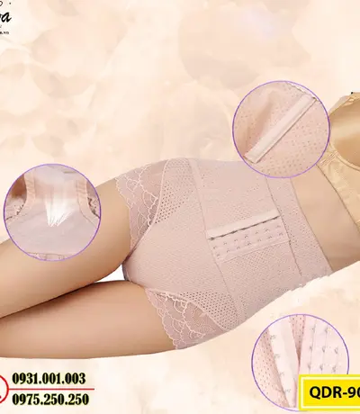 Quần Lót Gen Định Hình Chống Cuộn Giảm Kích Thước Vòng Eo (Cod: QG-903)