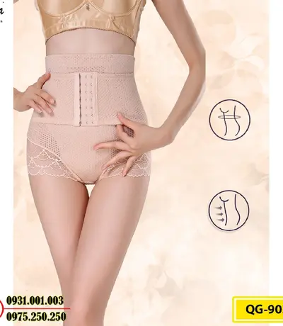 Quần Lót Gen Định Hình Chống Cuộn Giảm Kích Thước Vòng Eo (Cod: QG-903)