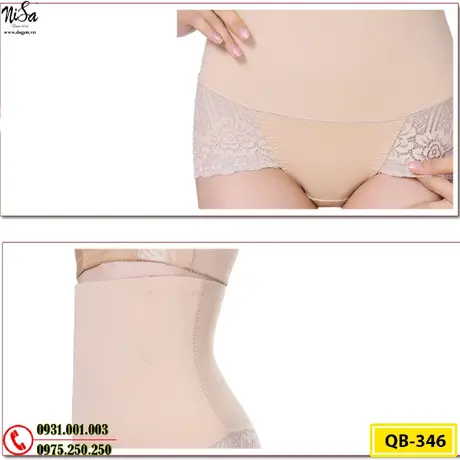 Quần Lót Gen Bụng Định Hình Chống Cuộn Giảm Kích Thước Vòng Eo (Cod: QB-346)