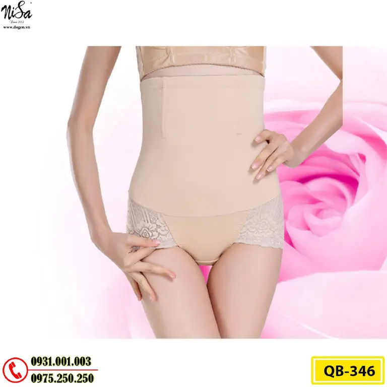 Quần Lót Gen Bụng Định Hình Chống Cuộn Giảm Kích Thước Vòng Eo (Cod: QB-346)