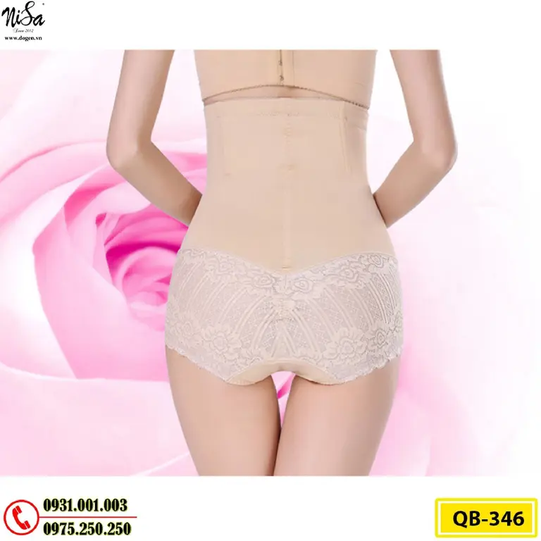 Quần Lót Gen Bụng Định Hình Chống Cuộn Giảm Kích Thước Vòng Eo (Cod: QB-346)