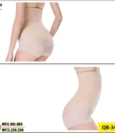 Quần Lót Gen Bụng Định Hình Chống Cuộn Giảm Kích Thước Vòng Eo (Cod: QB-346)