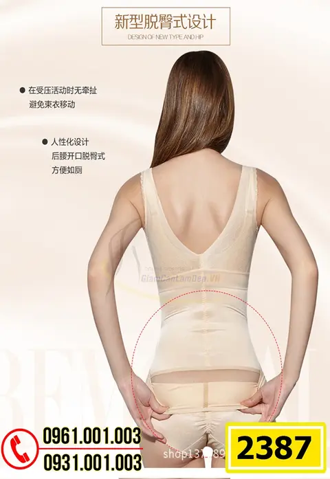 Quần Áo Lót Gen Định Hình Cao Cấp Dành Cho Phụ Nữ Sau Sinh