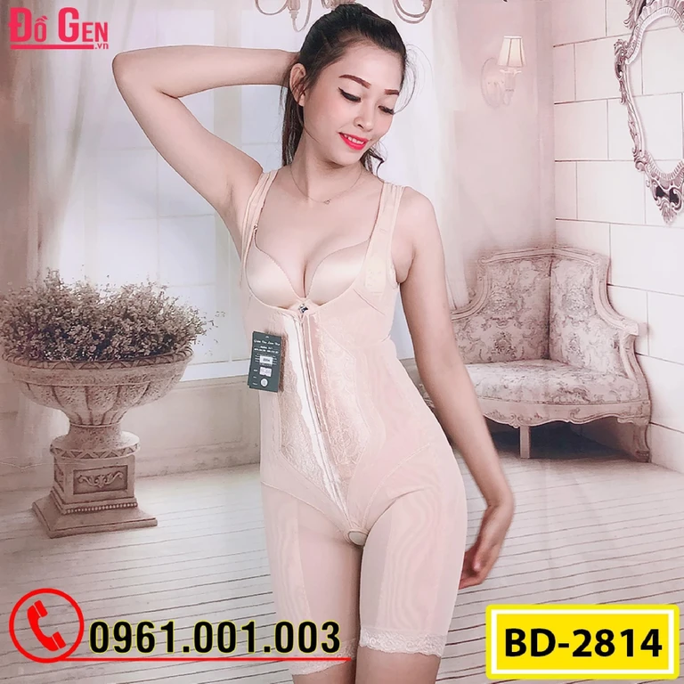 Bộ Đồ Lót Gen Định Hình - Gen Nịt Bụng Thu Gọn Vòng Eo (Cod: BD-2814)