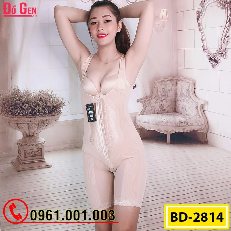 Bộ Đồ Lót Gen Định Hình - Gen Nịt Bụng Thu Gọn Vòng Eo (Cod: BD-2814)
