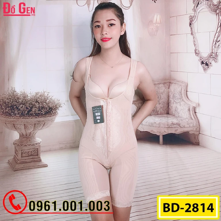 Bộ Đồ Lót Gen Định Hình - Gen Nịt Bụng Thu Gọn Vòng Eo (Cod: BD-2814)