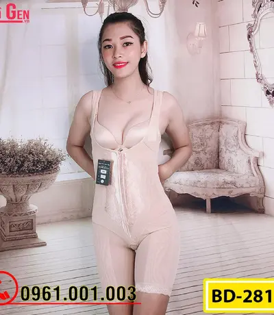 Bộ Đồ Lót Gen Định Hình - Gen Nịt Bụng Thu Gọn Vòng Eo (Cod: BD-2814)