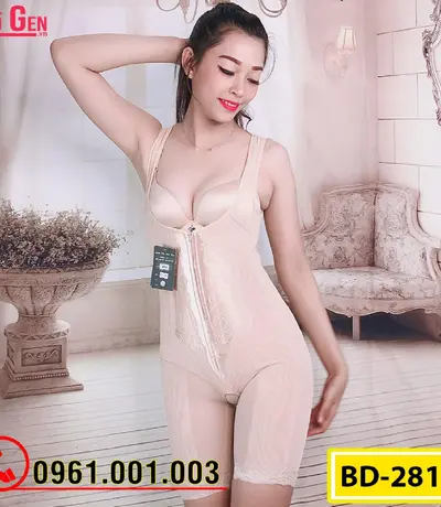 Bộ Đồ Lót Gen Định Hình - Gen Nịt Bụng Thu Gọn Vòng Eo (Cod: BD-2814)