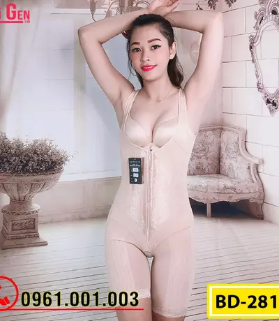Bộ Đồ Lót Gen Định Hình - Gen Nịt Bụng Thu Gọn Vòng Eo (Cod: BD-2814)