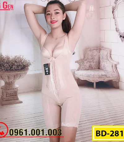 Bộ Đồ Lót Gen Định Hình - Gen Nịt Bụng Thu Gọn Vòng Eo (Cod: BD-2814)