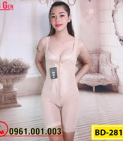 Bộ Đồ Lót Gen Định Hình - Gen Nịt Bụng Thu Gọn Vòng Eo (Cod: BD-2814)