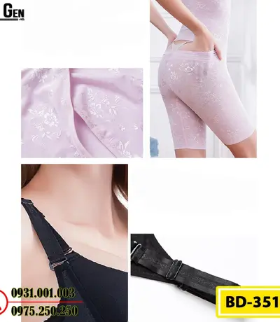 Đồ Lót Gen Định Hình Cao Cấp Nâng Mông, Thu Nhỏ Vòng Eo (Cod: GC-3517)