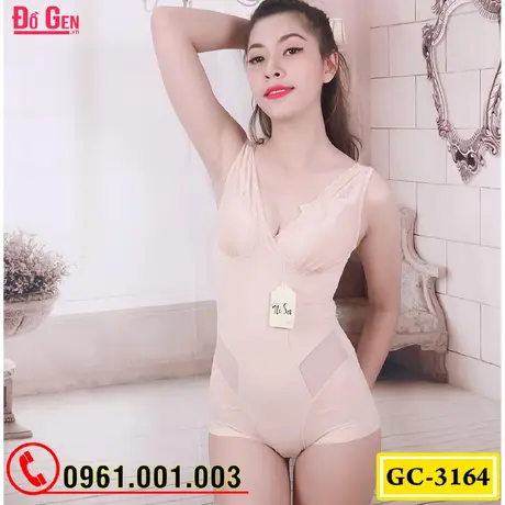 Bộ Đồ Lót Gen Định Hình - Gen Nịt Bụng Thu Gọn Vòng Eo (Cod: GC-3164)
