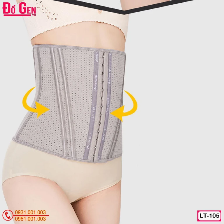 Gen Nịt Bụng Latex Định Hình Khung Xương Loại 13 Xương