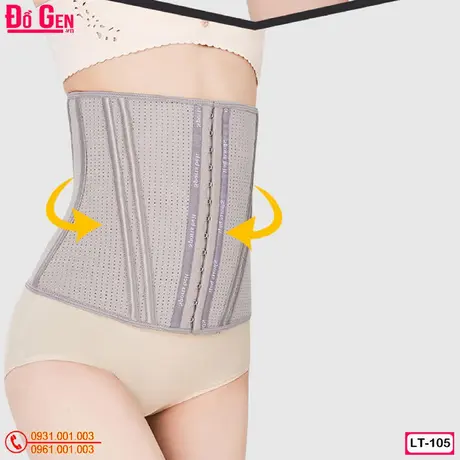 Gen Nịt Bụng Thun Latex Định Hình Khung Xương Loại 13 Xương