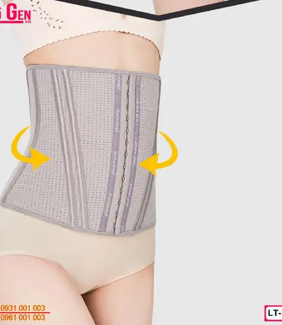 Gen Nịt Bụng Thun Latex Định Hình Khung Xương Loại 13 Xương