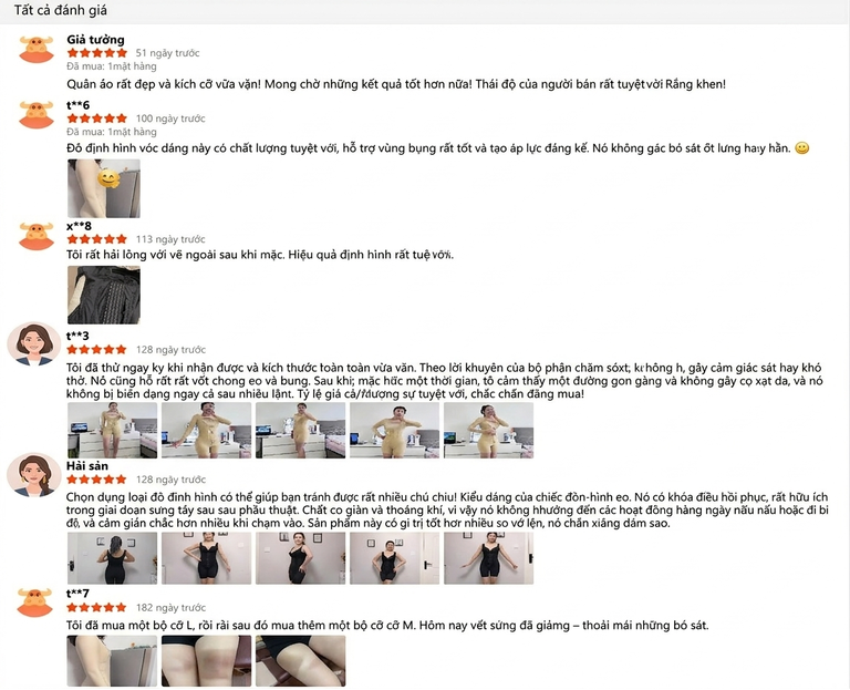 Áo gen compression garment sau hút mỡ bụng đùi cấy mông giúp định hình cơ thể.