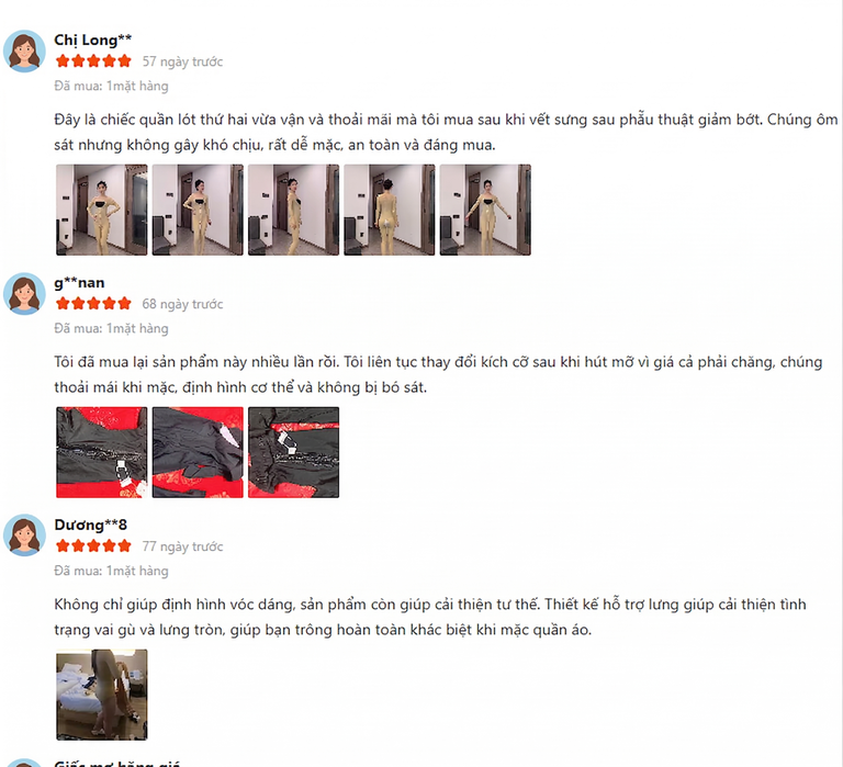 gen định hình cao cấp sau phẫu thuật thẩm mỹ