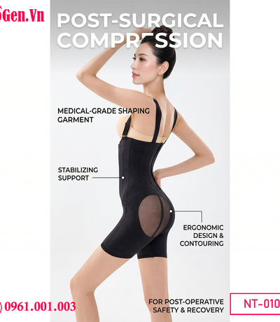 Gen nịt bụng toàn thân hỗ trợ phục hồi sau hút mỡ