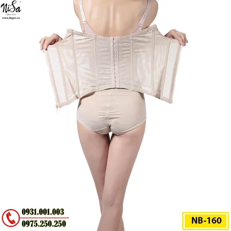 Gen Nịt Bụng Định Cao Cấp Hình Vòng Eo Cột Sống (Cod: NB-160)