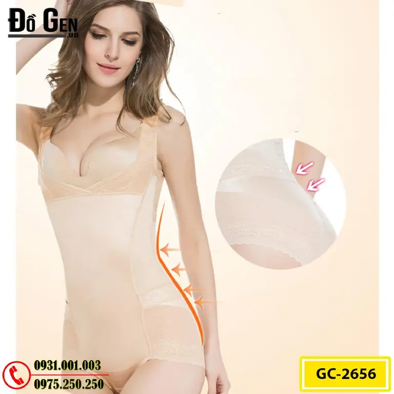 Đồ Lót Định Hình - Quần Áo Gen Định Hình Khoe Vóc Dáng (Cod: GC-2656)