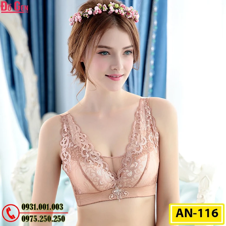 Áo Lót Ngực Ren Không Gọng AN-116