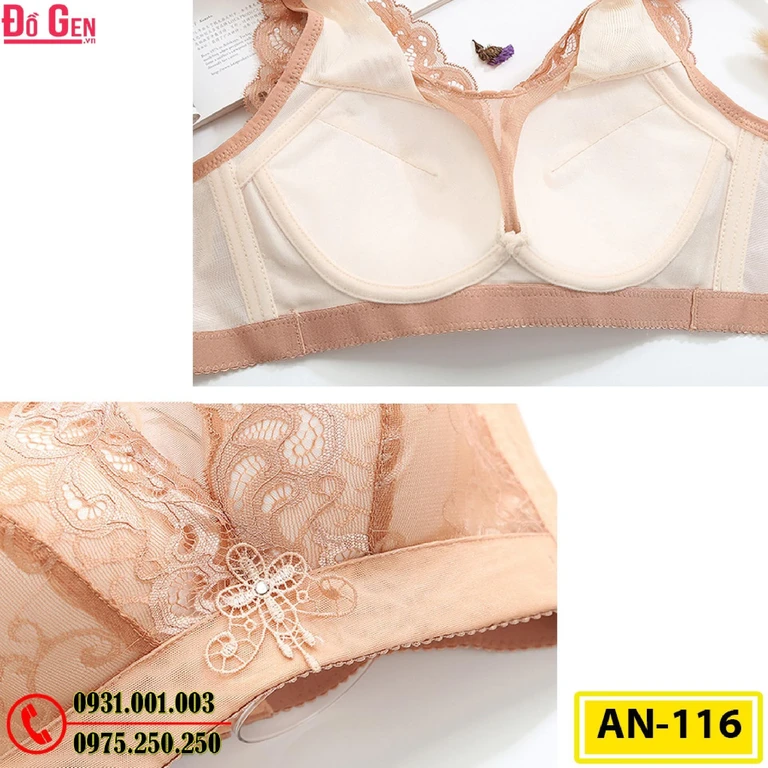 Áo Lót Ngực Ren Không Gọng AN-116