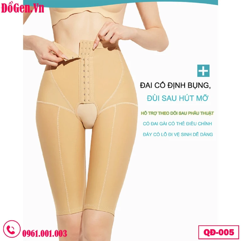 Quần Gen Y Tế Sau Hút Mỡ Đùi Mông Giai Đoạn 1 - Giảm Sưng, Giữ Form | QĐ-005
